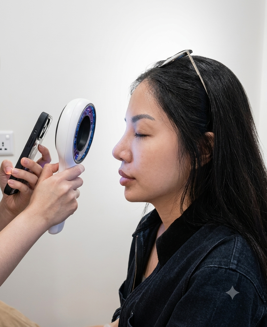 Bước 1. Thăm khám & Soi da